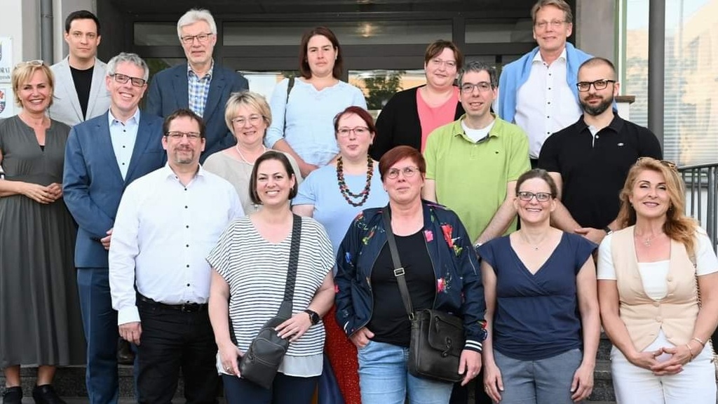 Der KEB von 2024 bei der Vorstellung bei Landrat Engelhardt und Schulleiterin Hertz im Mai 2024